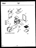 BODY PARTS Diagram and Parts List for GF670RXW1  Frigidaire Range