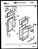DOOR PARTS Diagram and Parts List for RD19F9WT3B  Gibson Refrigerator