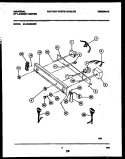 CONSOLE AND CONTROL PARTS Diagram and Parts List for MLXG42RBWD0  Kelvinator Washer Dryer Combo
