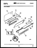SPLASHER CONTROL Diagram and Parts List for GPM638BDL9  Frigidaire Range