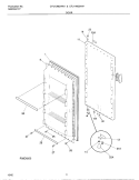 Part Location Diagram of 5304507202 Frigidaire Door Gasket