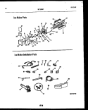 ICE MAKER AND INSTALLATION PARTS Diagram and Parts List for RT195SCF0  Frigidaire Refrigerator
