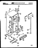 CABINET PARTS Diagram and Parts List for RS22F7WU1B  Gibson Refrigerator