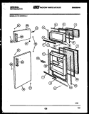 DOOR PARTS Diagram and Parts List for CTN110DKL1  Frigidaire Refrigerator