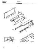SPLASHER / LIGHT Diagram and Parts List for TGO356BFWA  Tappan Range