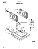 COMPRESSOR PARTS Diagram and Parts List for FAC083W7A5A  Frigidaire Air Conditioner