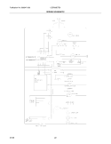 WIRING SCHEMATIC Diagram and Parts List for LESR26EFE0  Frigidaire Refrigerator