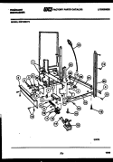POWER DRY AND MOTOR PARTS Diagram and Parts List for DW1805KA3  Frigidaire Dishwasher