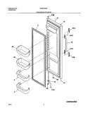 Part Location Diagram of 240451924 Frigidaire Display 23 DOOR-REFR