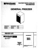 COVER Diagram and Parts List for MDH30TN1  Frigidaire Dehumidifier