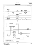 WIRING SCHEMATIC Diagram and Parts List for FEFL74ASD  Frigidaire Range