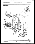 CABINET PARTS Diagram and Parts List for FU218LRW5  Frigidaire Freezer