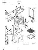 BODY Diagram and Parts List for MGF316WFSB  Frigidaire Range
