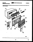 CABINET PARTS Diagram and Parts List for AR18NS8F2  Frigidaire Air Conditioner