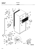 SYSTEM Diagram and Parts List for FRT21LRGD8  Frigidaire Refrigerator