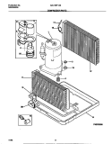 COMPRESSOR PARTS Diagram and Parts List for GAL106F1A2  Gibson Air Conditioner