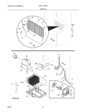 SYSTEM Diagram and Parts List for GLRH1779GW0  Frigidaire Refrigerator