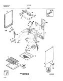 BODY Diagram and Parts List for FGF316BSA  Frigidaire Range