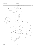 CABINET Diagram and Parts List for FRS24ZRGW1  Frigidaire Refrigerator
