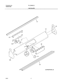 BACKGUARD Diagram and Parts List for PLCS389CCC  Frigidaire Range
