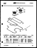 BROILER PARTS Diagram and Parts List for 31-2538-23-03  Tappan Range