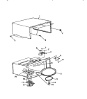 BASIC BODY Diagram and Parts List for KM650HXM  Frigidaire Microwave