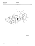 AIR HANDLING PARTS Diagram and Parts List for FAH12EJ2T2  Frigidaire Air Conditioner