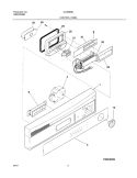 Part Location Diagram of 154372503 Frigidaire INSERT-CONTROL PNL