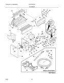 ICE MAKER Diagram and Parts List for E23CS78ESS2  Electrolux Refrigerator