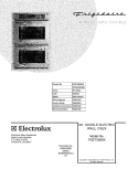 COVER Diagram and Parts List for FGET3065KFA  Frigidaire Wall Oven