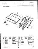 DRAWER PARTS Diagram and Parts List for 31-2239-00-06  Tappan Range