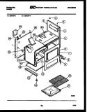 BODY PARTS Diagram and Parts List for G24CL3  Frigidaire Range