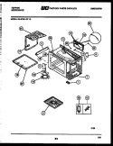 WRAPPER AND BODY PARTS Diagram and Parts List for 56-4278-10-15  Tappan Microwave
