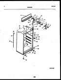 CABINET PARTS Diagram and Parts List for ATG170VNCD0  Frigidaire Refrigerator