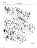 ICE CONTAINER Diagram and Parts List for F45ZR24JW1  Frigidaire Refrigerator