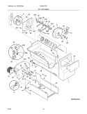 ICE CONTAINER Diagram and Parts List for FRS23LH5DSN  Frigidaire Refrigerator