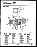 WINDOW MOUNTING PARTS Diagram and Parts List for AR18NE5P1  Frigidaire Air Conditioner