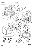 ICE MAKER Diagram and Parts List for FRT16ICRHY3  Frigidaire Refrigerator