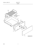 DRAWER Diagram and Parts List for E30WD75GTT2  Electrolux Warming Drawer