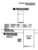 COVER Diagram and Parts List for FRT22IRSHB0  Frigidaire Refrigerator
