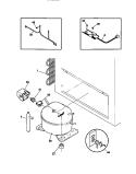 SYSTEM Diagram and Parts List for MFC05M3BW2  Tappan Freezer