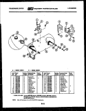 ELEMENT AND HOUSING PARTS Diagram and Parts List for DEDW1  Frigidaire Dryer