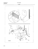 SYSTEM Diagram and Parts List for FFU17FC3AW0  Frigidaire Freezer