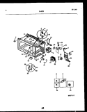 FUNCTIONAL PARTS Diagram and Parts List for 56-9832-10-01  Tappan Microwave