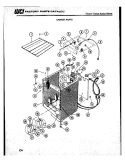 CABINET PARTS Diagram and Parts List for WS27M6DTMA  Gibson Washer