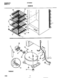 SYSTEM Diagram and Parts List for GFU12M2AW5  Gibson Freezer