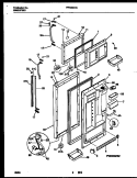 DOOR PARTS Diagram and Parts List for FRT26XHAK1  Frigidaire Refrigerator
