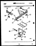 BURNER, MANIFOLD AND GAS CONTROL Diagram and Parts List for 32-1038-23-01  Tappan Range