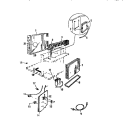 CONTROL PARTS Diagram and Parts List for AH154J2T2  Frigidaire Air Conditioner
