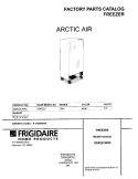 COVER Diagram and Parts List for GDR22CWR0  Frigidaire Freezer
